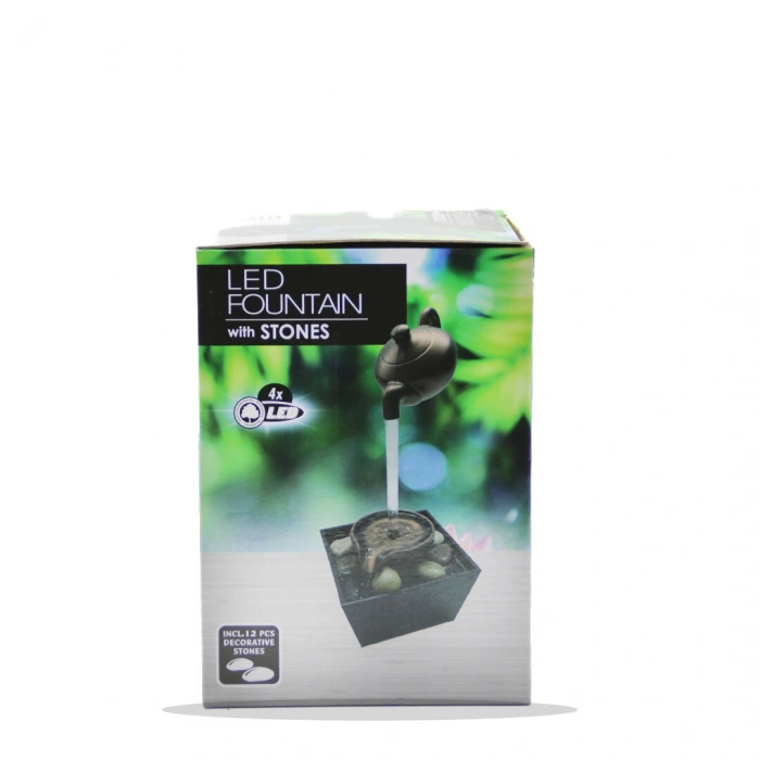 ŞELALE DEMLİK DEKORATİF SÜS HAVUZU ELEKTİRİKLİ - LEDLİ (5365)