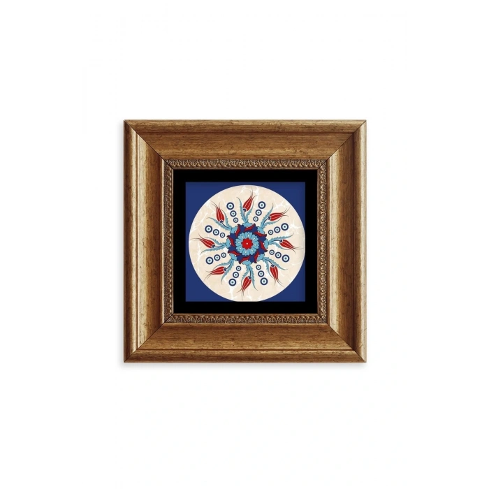 Selçuklu Motif Çerçeveli Taş Tablo 20 cm