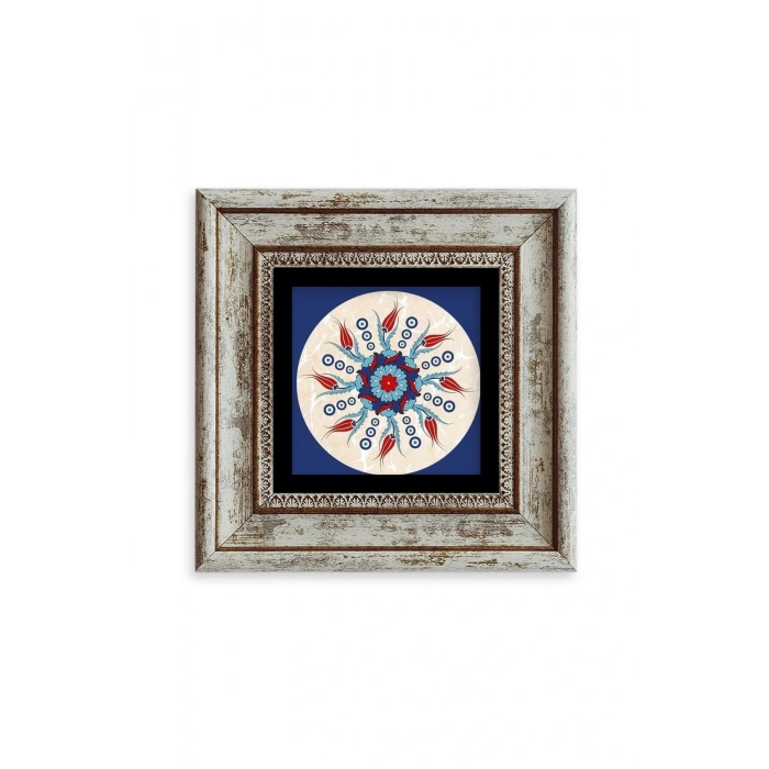 Selçuklu Motif Çerçeveli Taş Tablo 20 cm