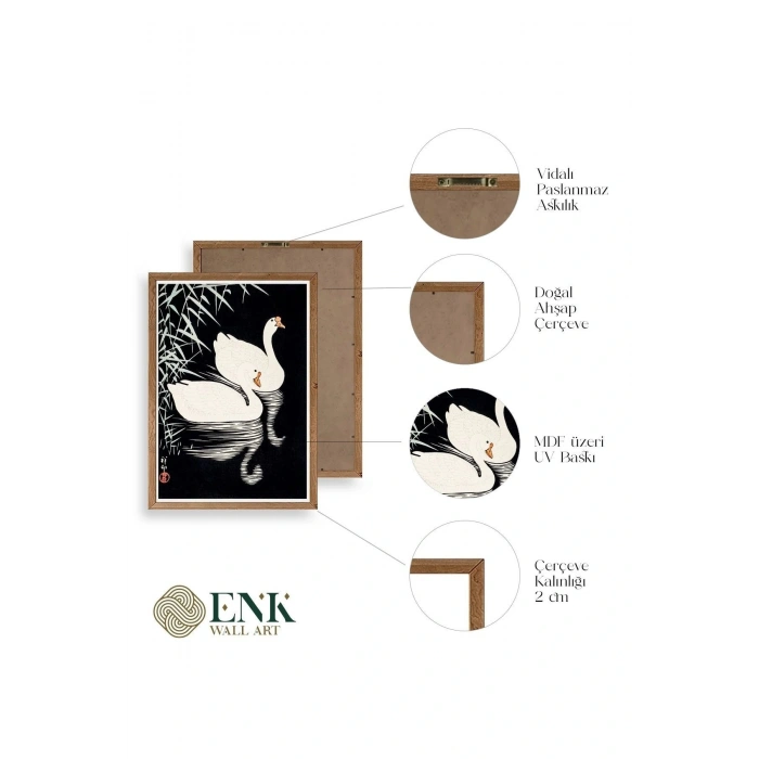 Sepia Herbes Ahşap Çerçeveli Tablo 17 x 23