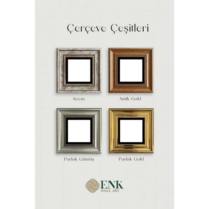 Serçe Çerçeveli Taş Tablo 20 cm