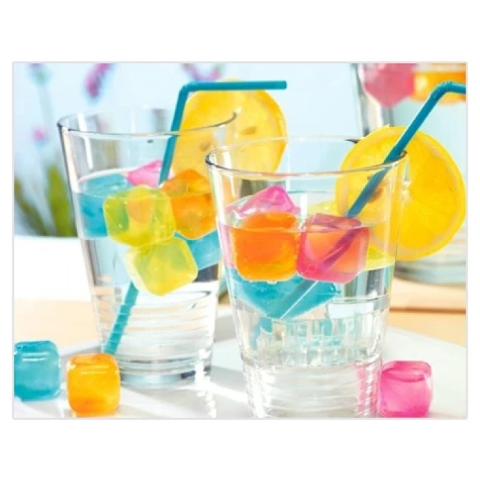 Serinletici ve Rengarenk Buz Küpleri 24 Adet (5365)