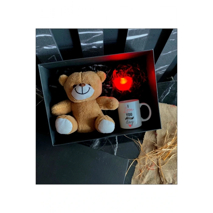 Sevgililer Günü Ayıcıklı Kombin Kutusu
