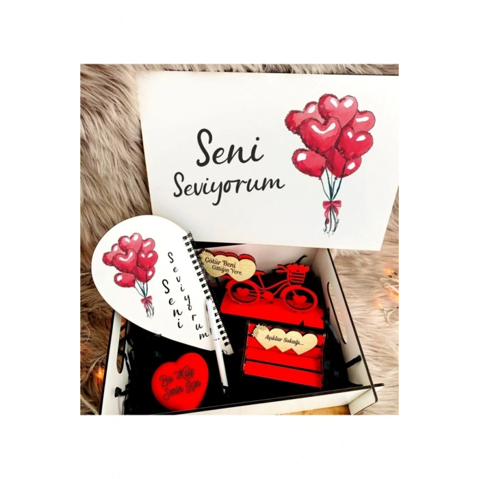 Sevgililer Günü Seni Seviyorum Kombin Kutusu