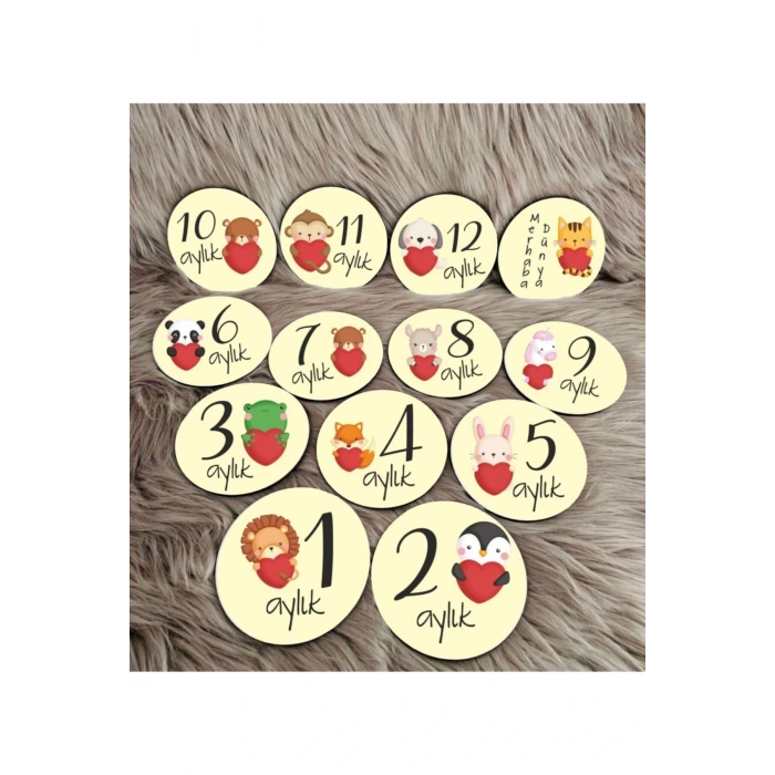 Sevimli Hayvan Bebek Kartları