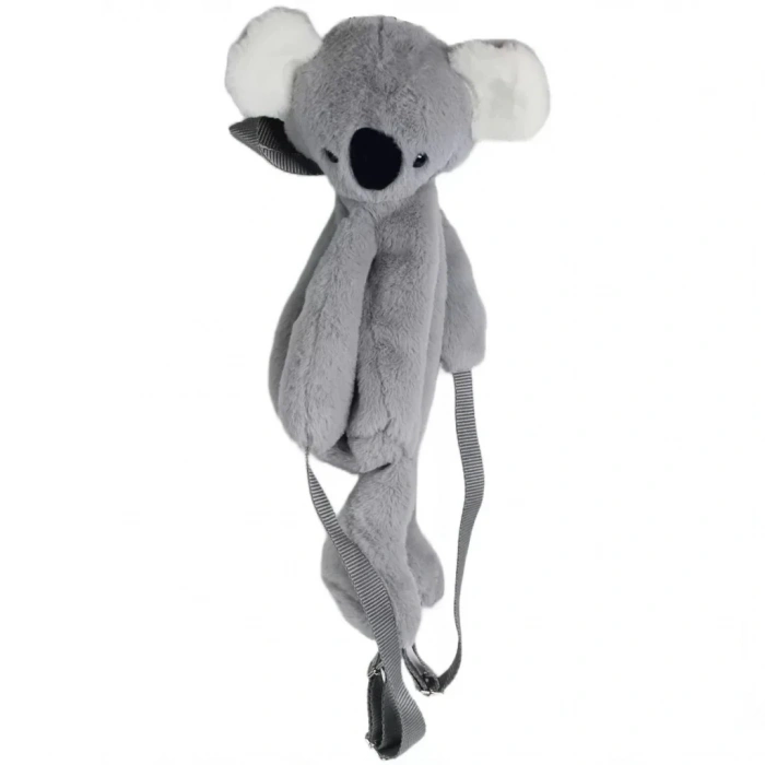 Sevimli Koala Peluş Çanta 1 Adet Gri Renk