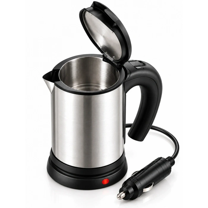 Seyahat İçin Paslanmaz Çelik 12v Su Isıtıcı Kettle