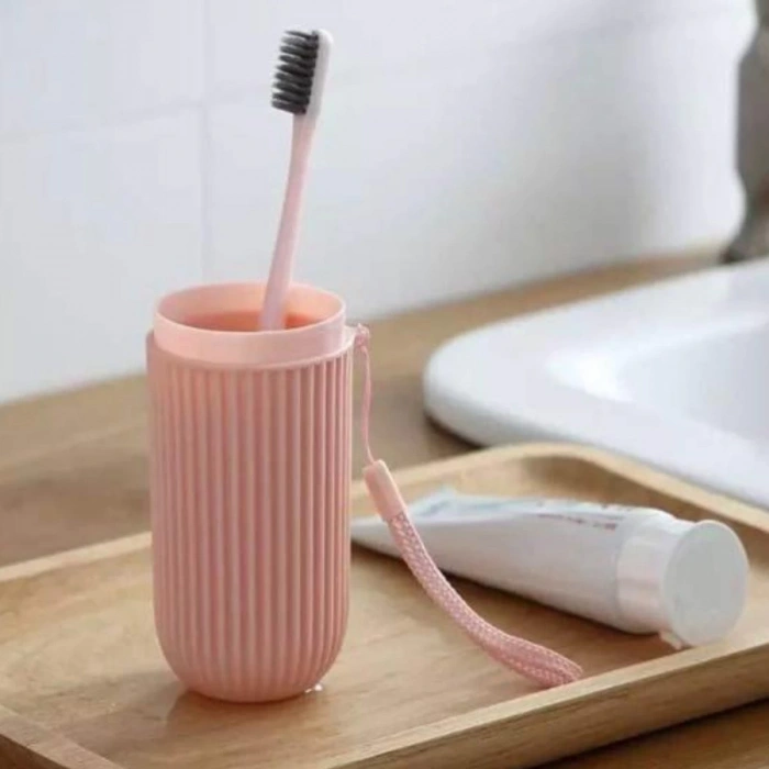 Seyahat Tipi Plastik Diş Fırçası Gözlük Kalem Fırça Erzak Saklama Kabı Düzenleme Kalemlik (5365)