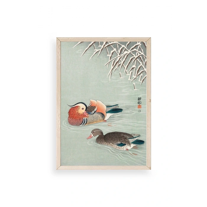 Shonson Ohara Ahşap Çerçeveli Tablo 50 x 70