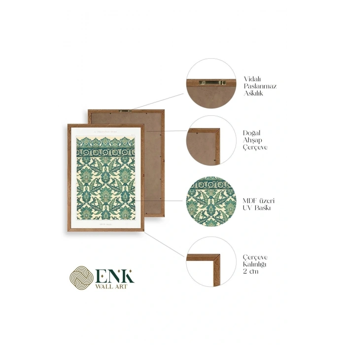 Sieele Ahşap Çerçeveli Tablo 17 x 23