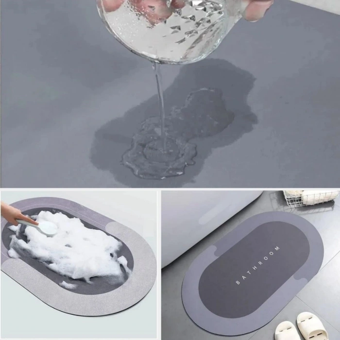 Magic Super Absorbent Non-Slip Base Oval Mat 40*60 cm (5365)