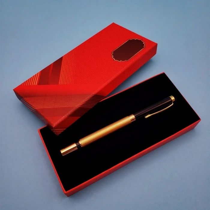 Şık Hediyelik Kalem Seti 14 Cm Metal Kutu İçerisinde
