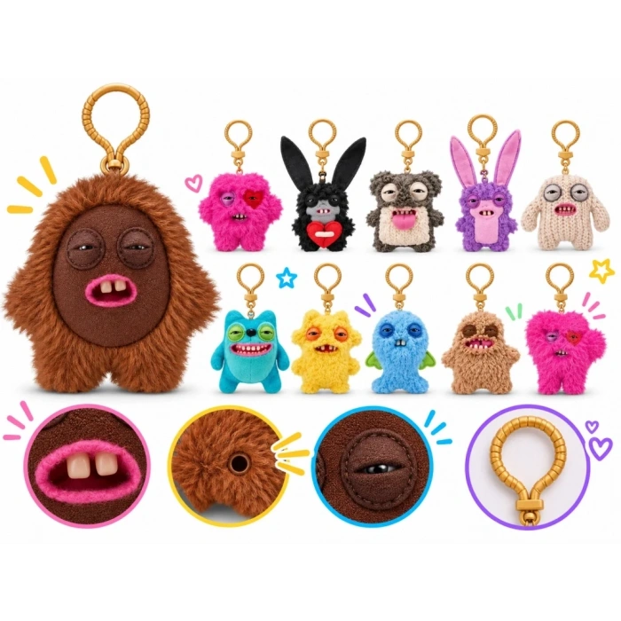 Şık Mini Anahtarlık 12,5 Cm Tek Parça