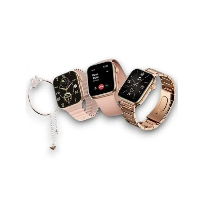 Şık Pembe G9 Mini Akıllı Saat 20 Mm Boyut