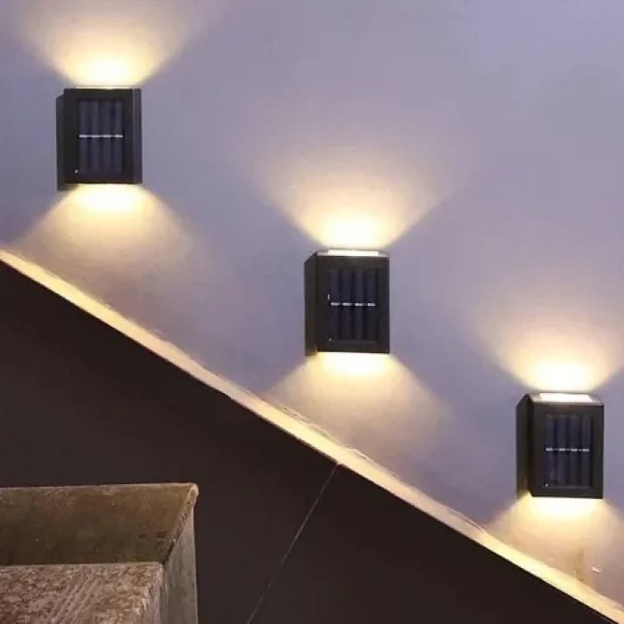 Şık Solar 4 Led Duvar 11 Cm Bahçe Balkon
