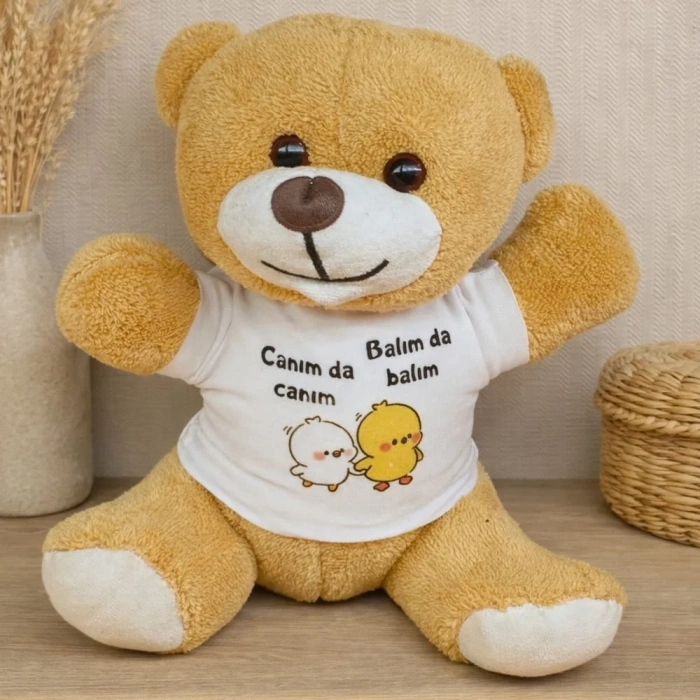 Şık Tişörtlü Peluş 25 Cm Canım Da Canım Balım