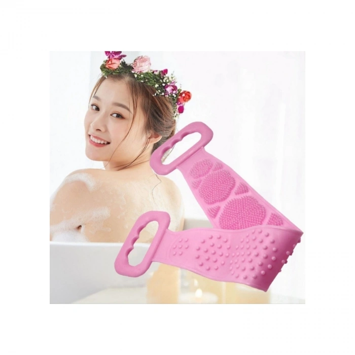Silikon Sırt Kesesi 60 Cm Sırt Keseleme Fırçası Banyo Duş Lifi (5365)
