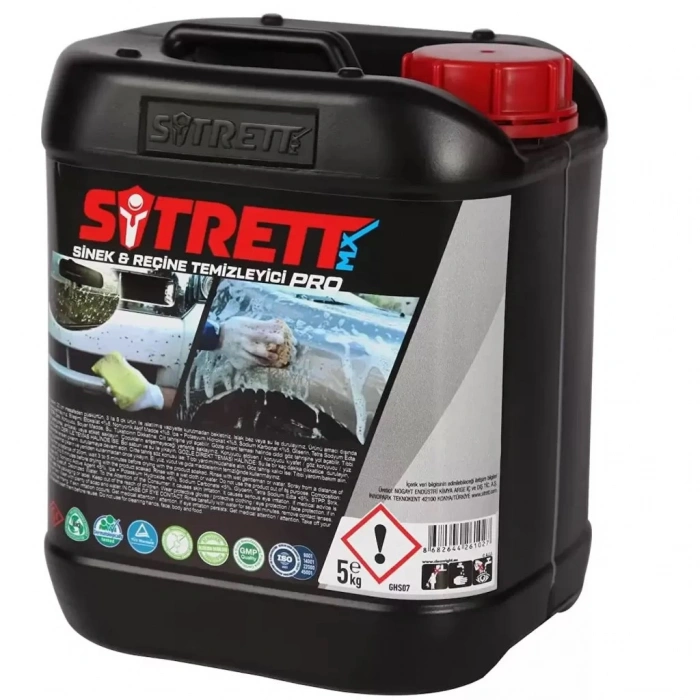 SİTRETT MX Kuş Pisliği, Sinek, Böcek, Reçine Temizleyici Pro 5 kg