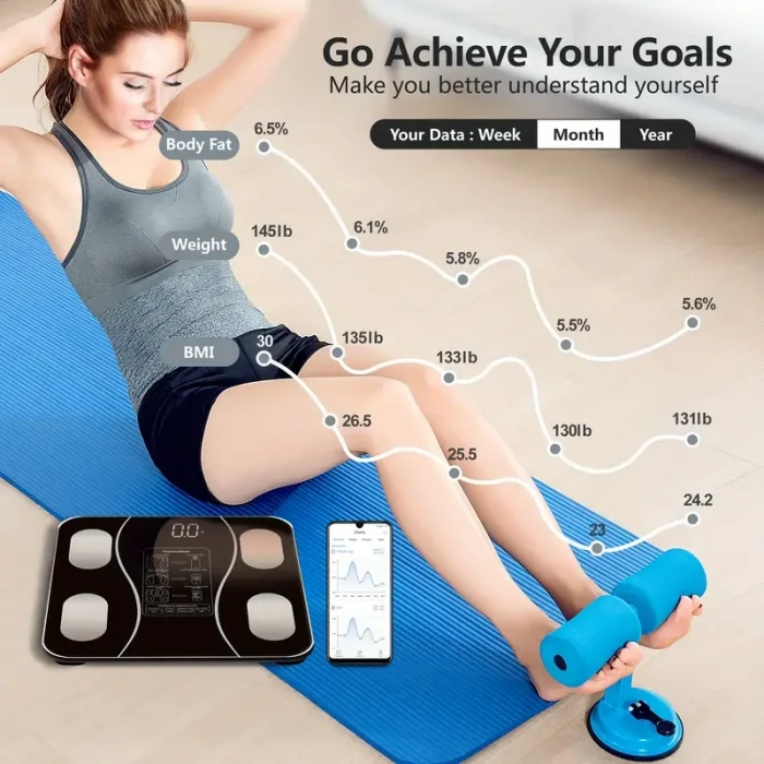 Siyah Akıllı Dijital Baskül FS-550 (5365)