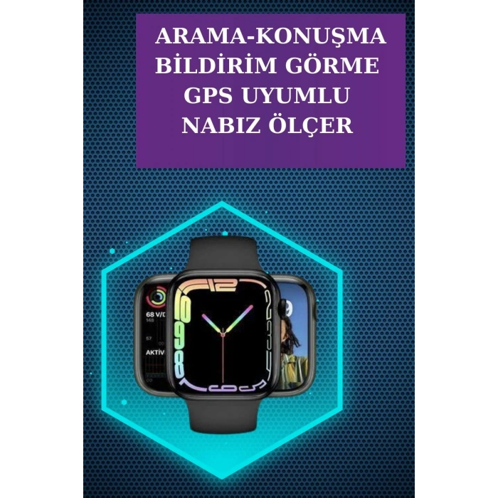 Siyah Bluetooth Kulaklık Ve Akıllı Saat Seti 1 Adet