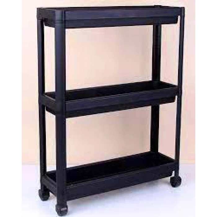 SİYAH ÇOK AMAÇLI KATLI RAF ÜNİTESİ (5365)