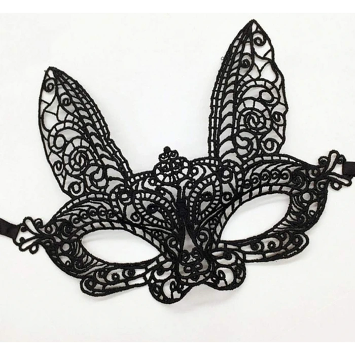 Black Lace Cut Ball Party Mask 7 No