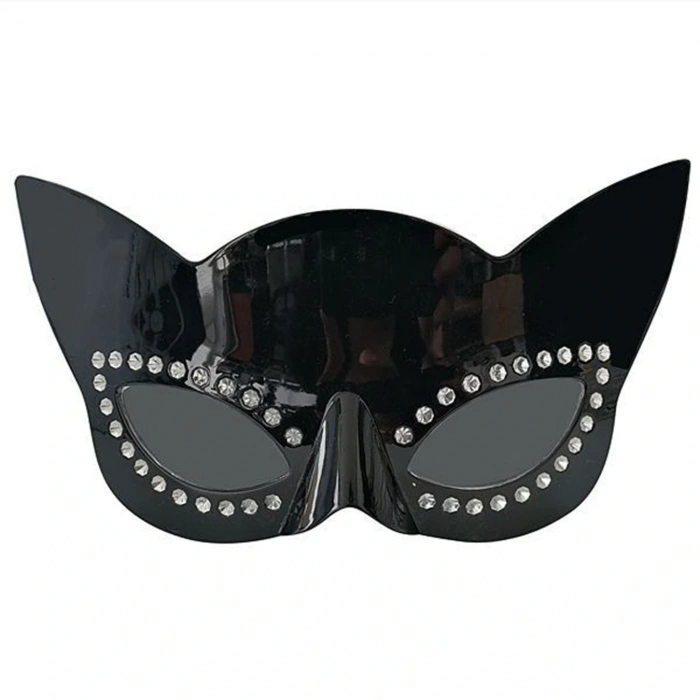 Black Color Black Glass Cat Shaped Party Glasses