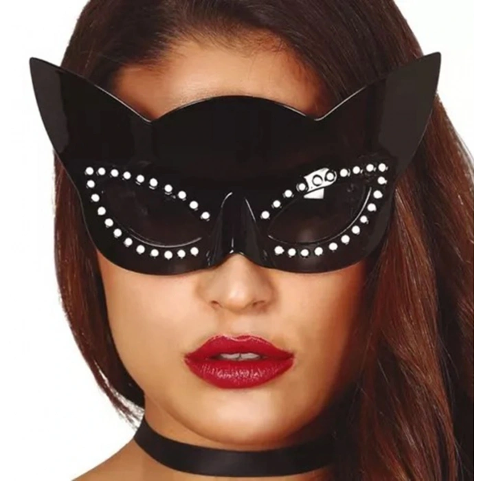 Black Color Black Glass Cat Shaped Party Glasses