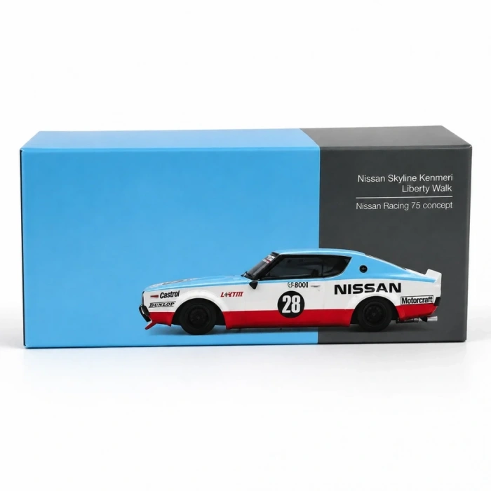 Skyline Kenmeri Liberty Walk Racing 1 64 Ölçekli
