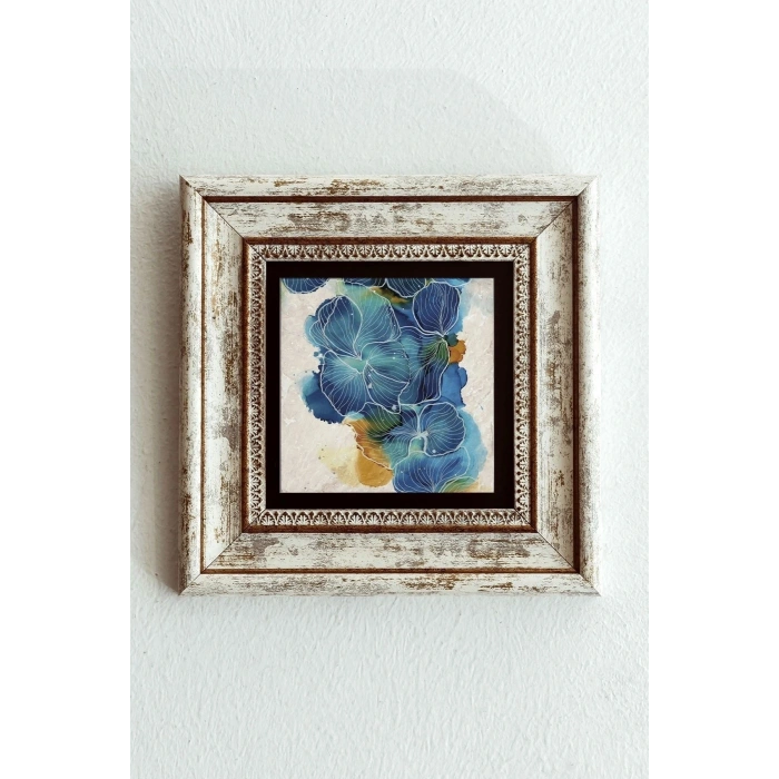 Soyut Çalışma Çerçeveli Taş Tablo , Çerçeveli Taş Duvar Dekoru-enkcrcvtbl-00165 20 cm