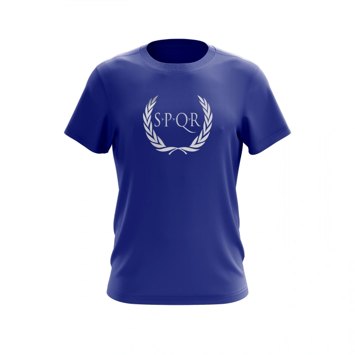 SPQR %100 Pamuk T-Shirt ARES İNDİGO