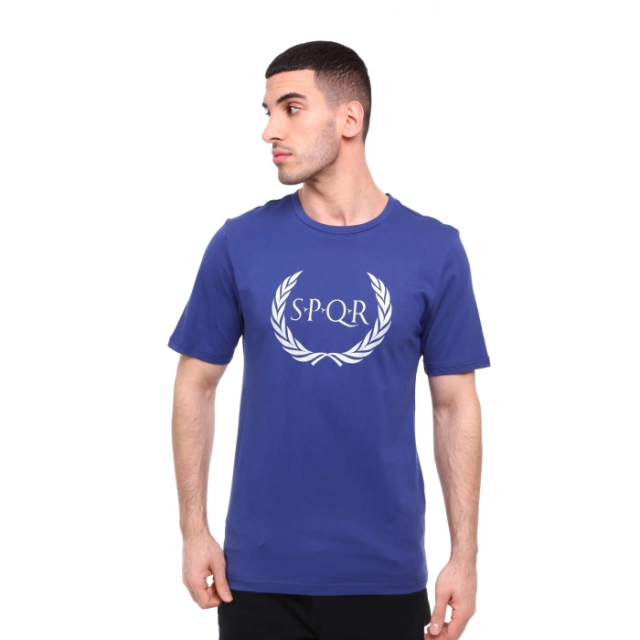 SPQR %100 Pamuk T-Shirt ARES İNDİGO
