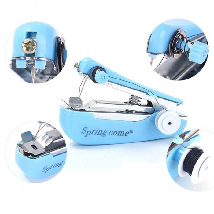 Spring Come Mini Kolay Seyehat ve Ev Tipi El Dikiş Dikme Makinası (5365)