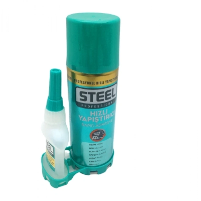 STEEL 200ML+20GR ORTA HIZLI YAPIŞTIRICI (5365)