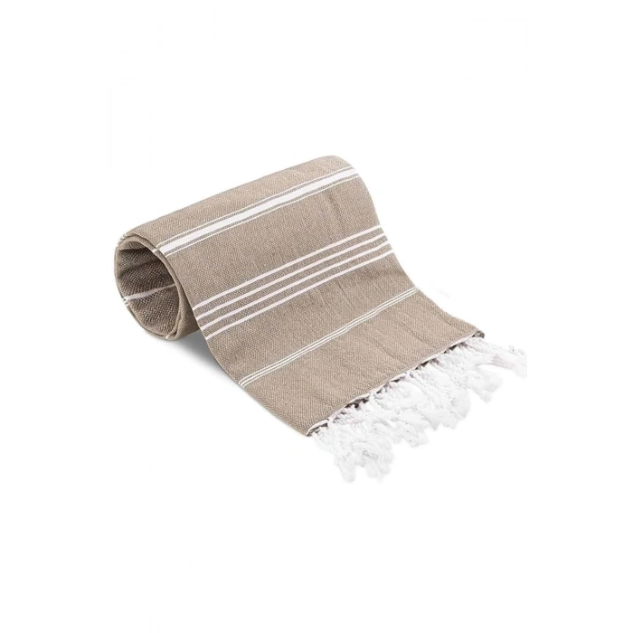 Summer Wind Soft %100 Pamuk Peştemal 100x180 cm Kahve