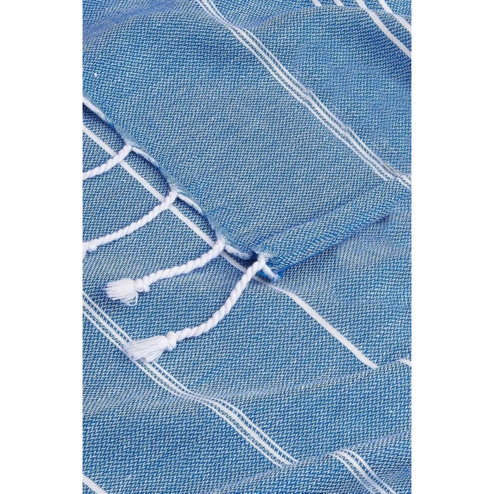 Summer Wind Soft 100% Cotton Peshtemal 100x180 cm Blue