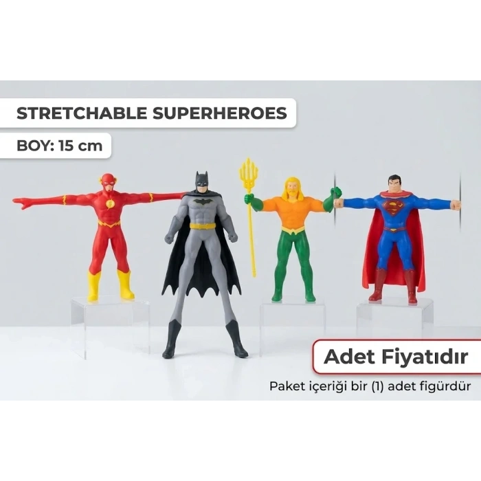 Süper Esnek Figür 1 Adet Dc Justice League
