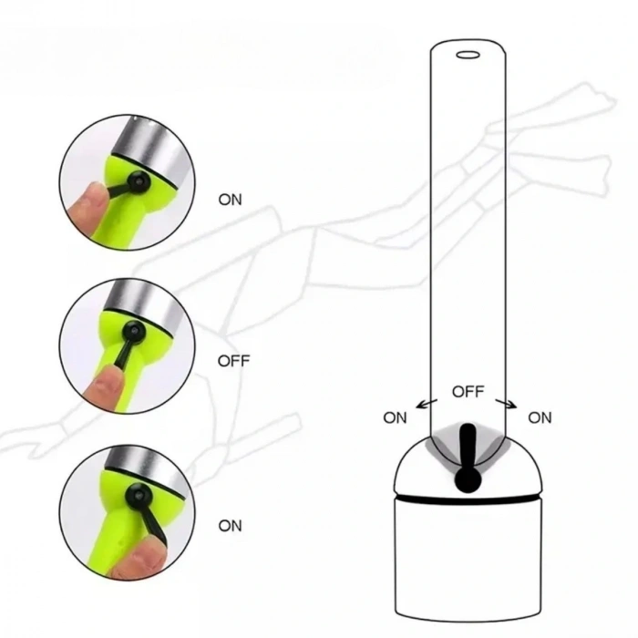 Super Bright LED Underwater Diving Flashlight – Portable, Waterproof and Shockproof Flashlight (5365)