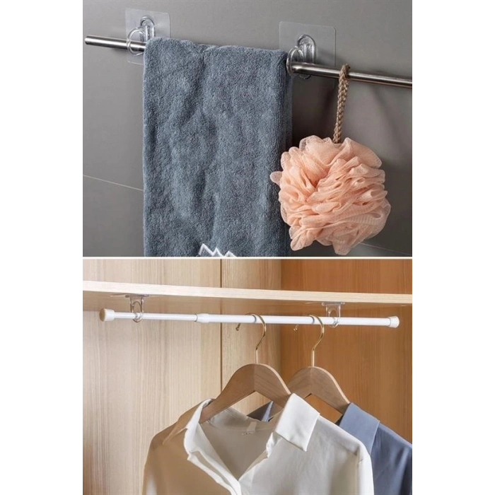 Super Adhesive Multi-Purpose Ring Hanger Set of 2