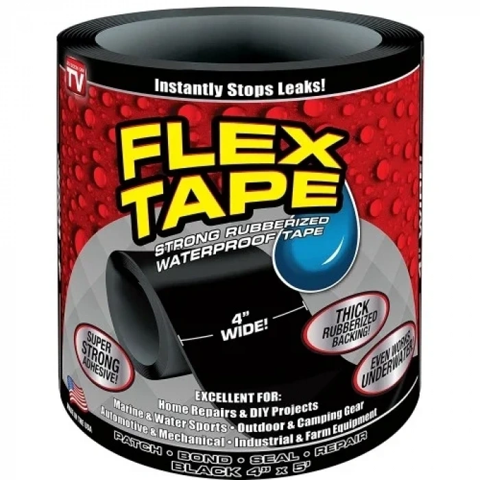 Suya Dayanıklı Flex Tape Bant 10 Cm X 5 M