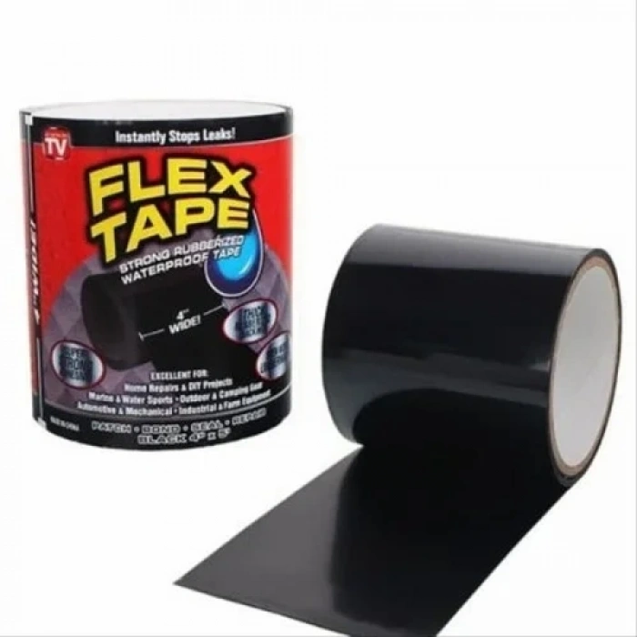 Suya Dayanıklı Flex Tape Bant 10 Cm X 5 M