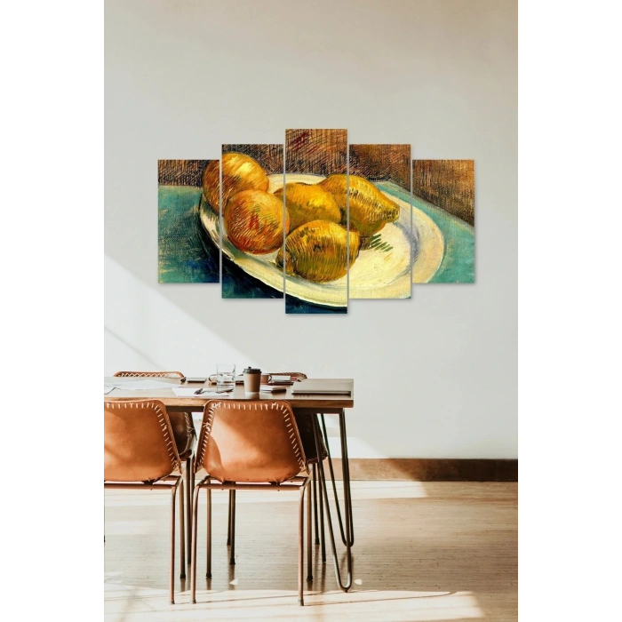 Tabak 5 Parçalı Mdf Tablo 60 x 100