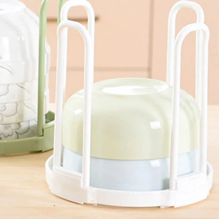 Tabak Bardak Kase Standı Bulaşık Kurutma Tutucu Mutfak Düzenleyici Organizatör (5365)