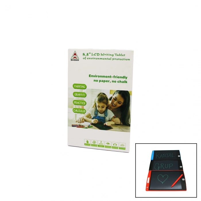 TABLET DİJİTAL - 8.5 inç  YAZI TAHTASI - ÇİZİM TABLETİ (5365)