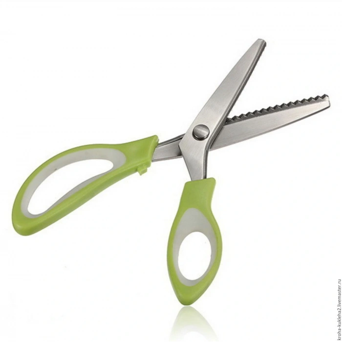 Taksun Serrated Zigzag Scissors (5365)