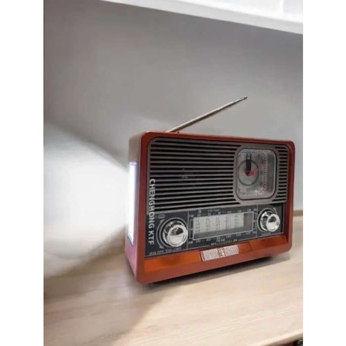 Tasarımlı Bluetooth Radyo 18 Cm Usb Girişli