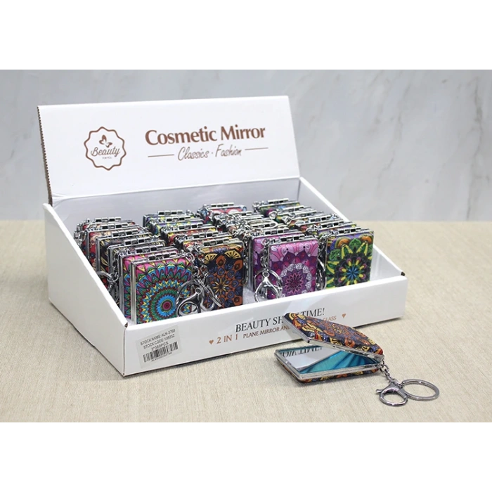 Ключница с каменной ручкой Зеркало руки модель 3