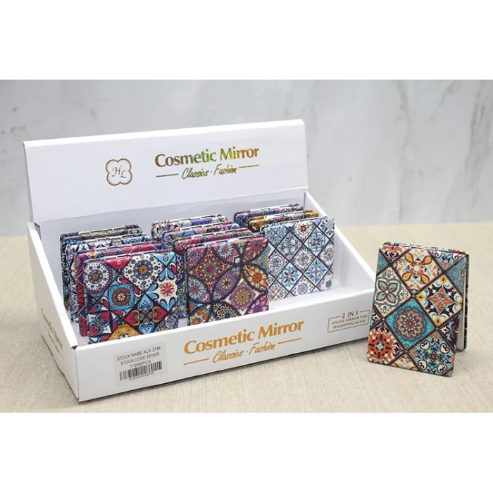 Каменное ручное зеркало прямоугольной тонкой модели 6