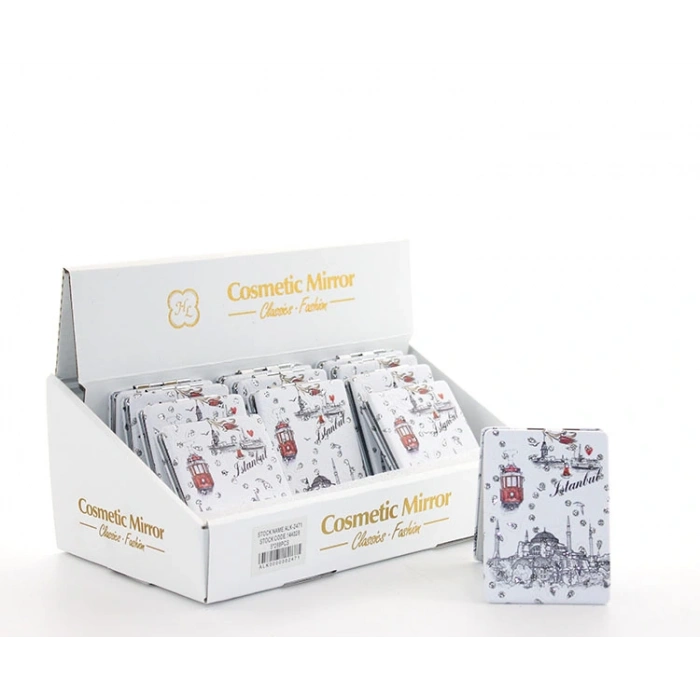 Камень Дизайн Стамбула Ручное зеркало Тонкая модель 8