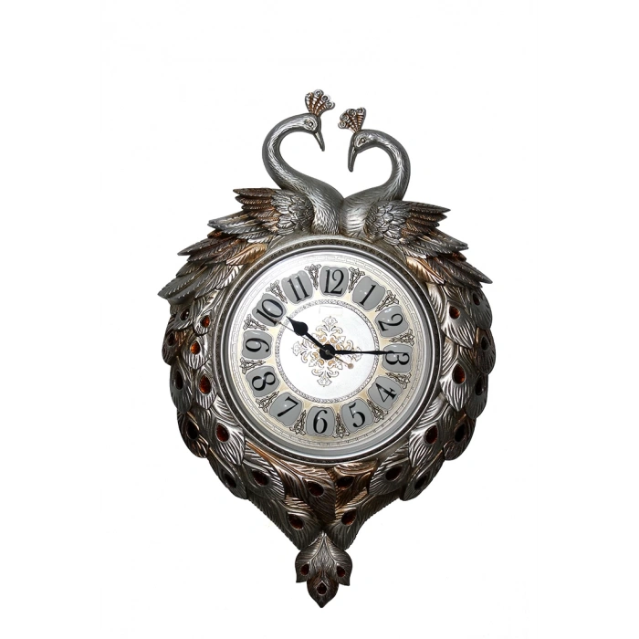 Павлин настенные часы